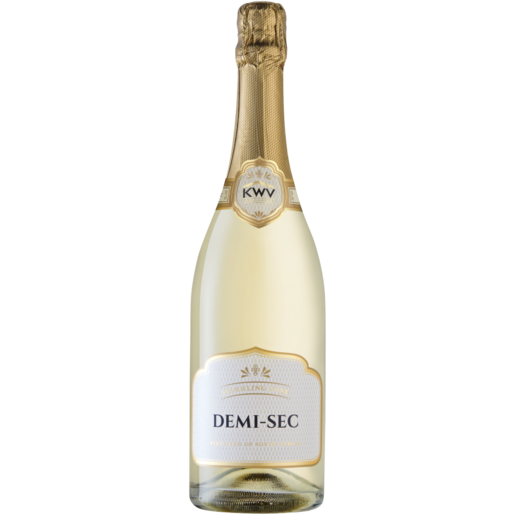 KWV Sparkling Demi-Sec White Wine Bottle 750ml
