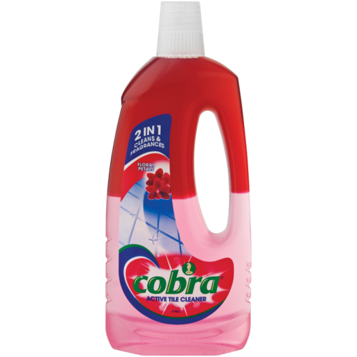 Cobra 2-In-1 Floral Petals Active Tile Cleaner 750ml