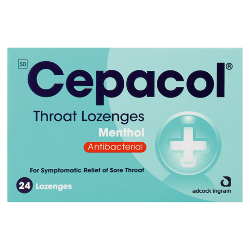 Cepacol Menthol Throat Lozenges 24 Pack