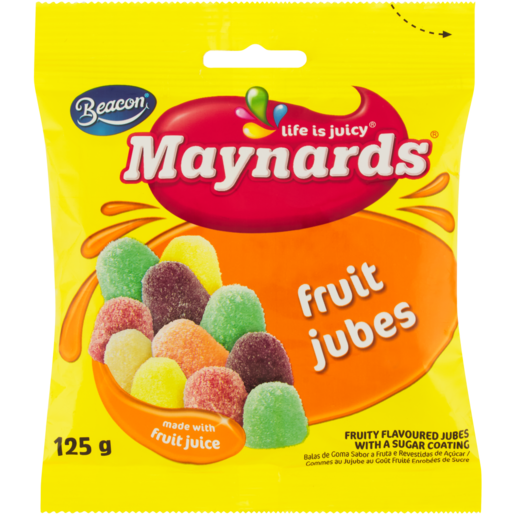 Maynards Fruit Flavoured Enerjelly Jubes 125g