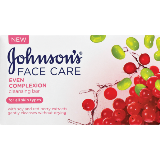 Johnson's Face Care Even Complexion Cleansing Bar 100g