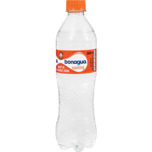Bonaqua Sparkling Naartjie Flavoured Water Bottle 500ml