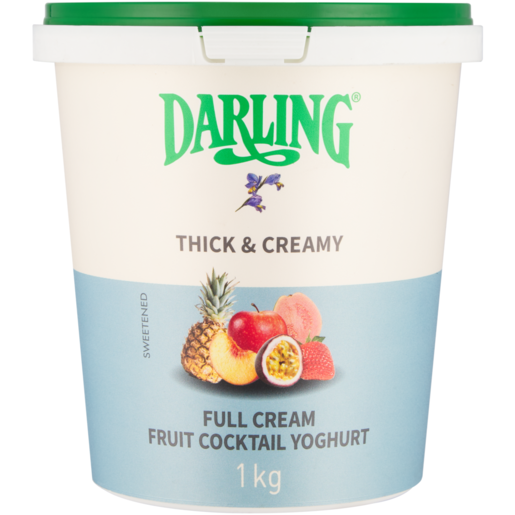 Darling Full Cream Fruit Cocktail Yoghurt 1kg