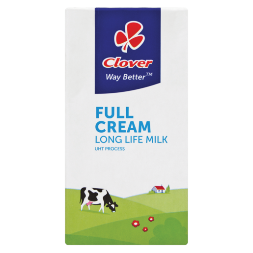 Clover Long Life Full Cream Milk Carton 500ml