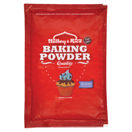 Hulley & Rice Baking Powder Sachet 50g