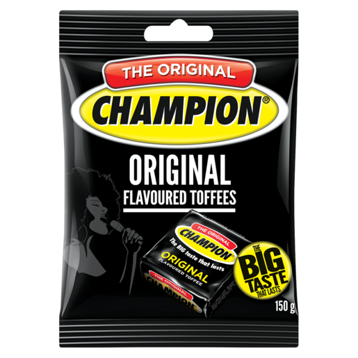 Champion Original Flavoured Toffees Sweets 150g