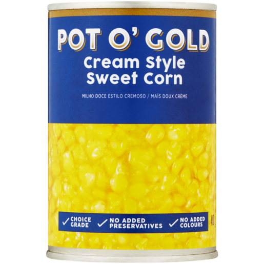 Pot O' Gold Cream Style Sweet Corn 410g 