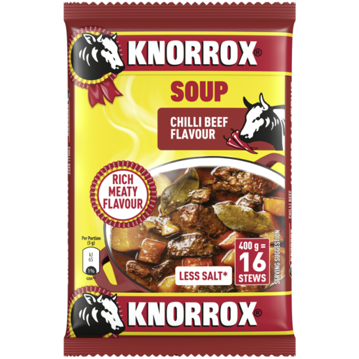 Knorrox Chilli Beef Flavoured Thickening Soup 400g