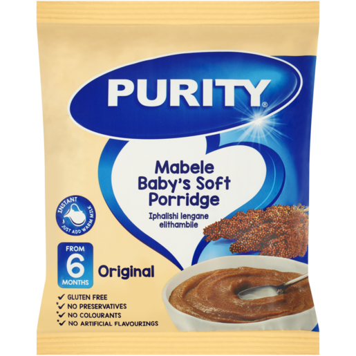 PURITY Original Mabele Baby's Soft Porridge 6 Months+ 350g