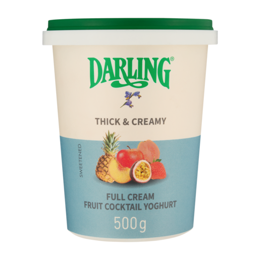 Darling Thick & Creamy Fruit Cocktail Full Cream Yoghurt 500g