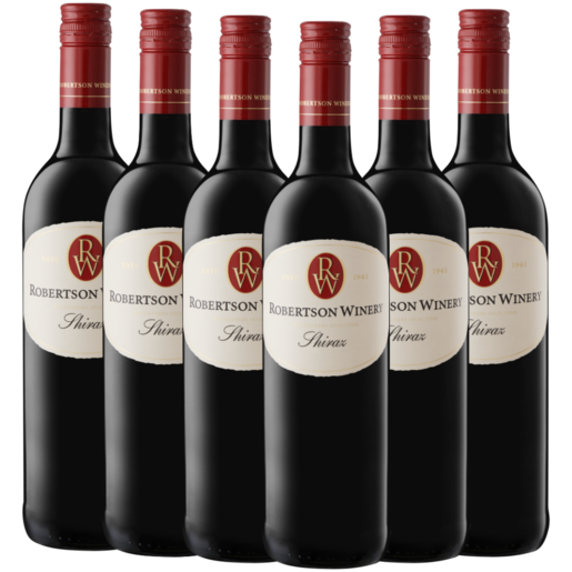Robertson Winery Shiraz Red Wine Bottles 6 x 750ml