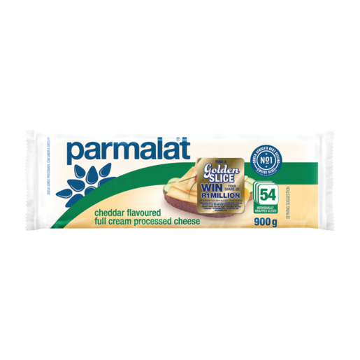 Parmalat Cheddar Flavoured Full Cream Processed Cheese 54 Pack