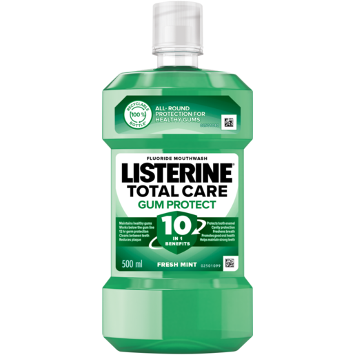 Listerine Teeth & Gum Defence Anti-Bacterial Mouthwash 500ml