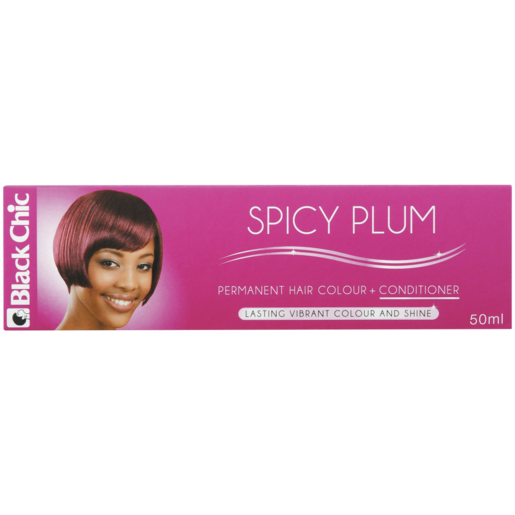 Black Chic Spicy Plum Permanent Hair Colour 50ml