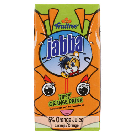 Jabba Zippy Orange Flavoured Juice Drink 160ml