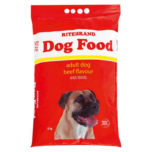 Ritebrand Beef Flavoured Adult Dog Food 8kg
