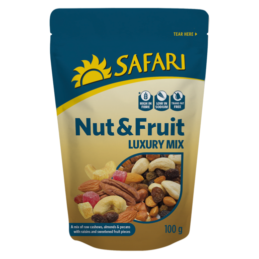 SAFARI Nut & Fruit Luxury Mix 100g