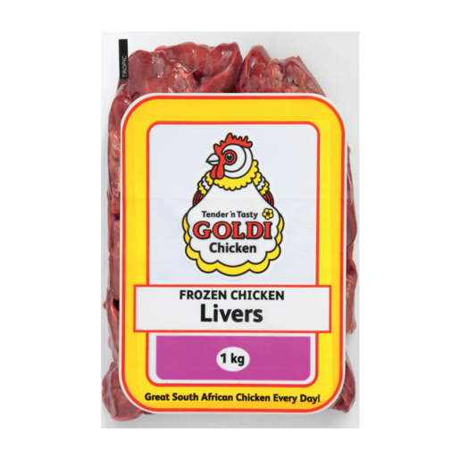 Goldi Chicken Frozen Chicken Livers 1kg