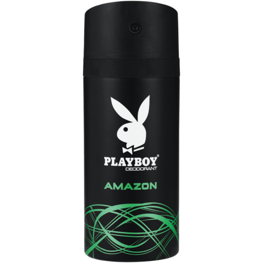 Playboy Amazon Mens Aerosol Deodorant 150ml