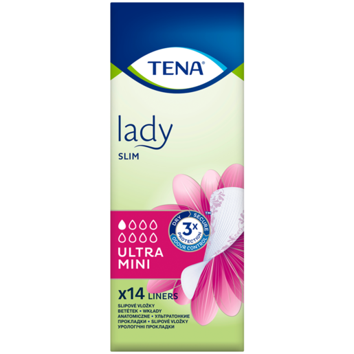 Tena Lady Slim Ultra Mini Liners 14 Pack