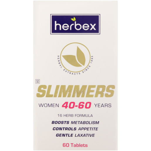 Herbex Slimmers Women 40-60 Years Slimming Aid 60 Tablets