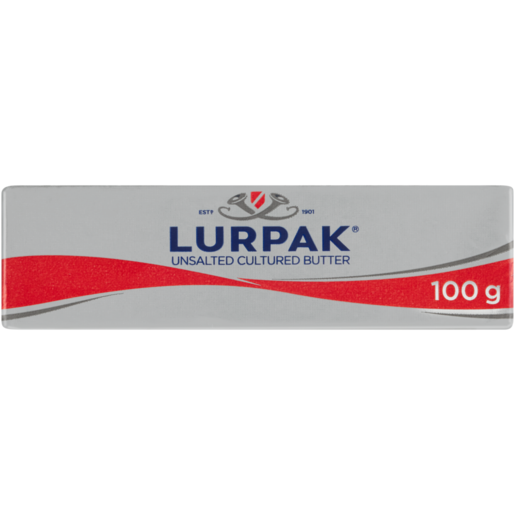 Lurpak Unsalted Cultured Butter 100g 