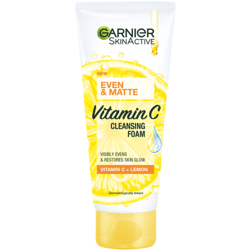 Garnier SkinActive Even & Matte Vitamin C Cleansing Foam 100ml