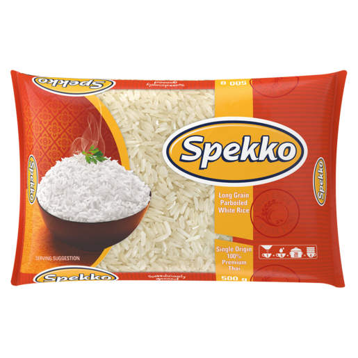Spekko Long Grain Parboiled White Rice 500g