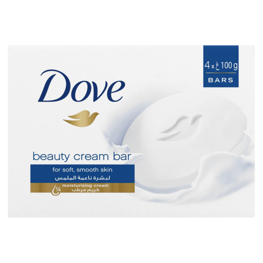 Dove Beauty Cream Bath Soap 4 x 100g