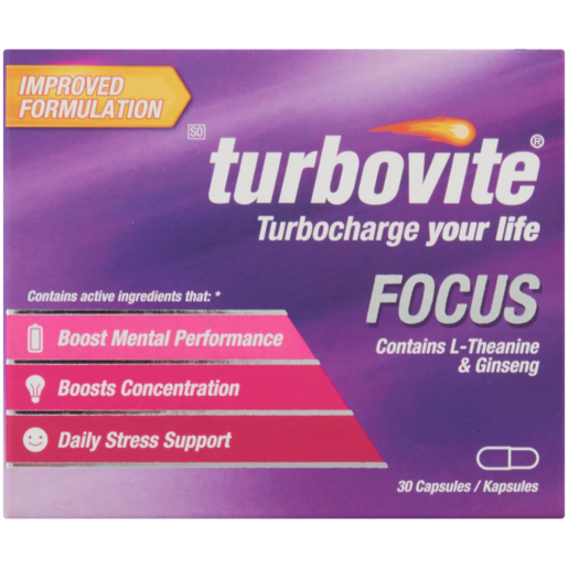 Turbovite Focus Capsules 30 Pack
