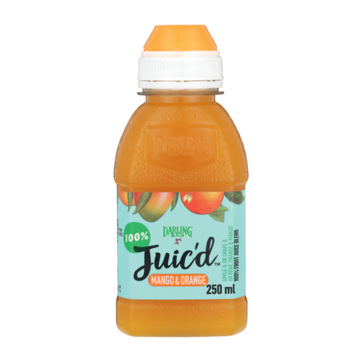 Darling Juic'd Mango & Orange Flavoured 100% Fruit Juice Blend 250ml