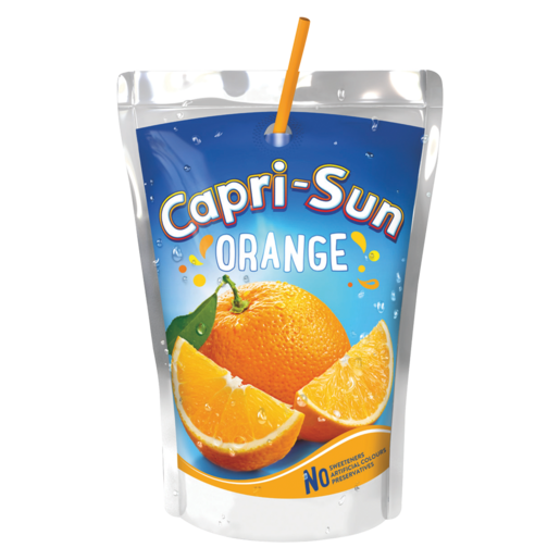 Capri-Sun Orange Flavoured Juice Pouch 200ml
