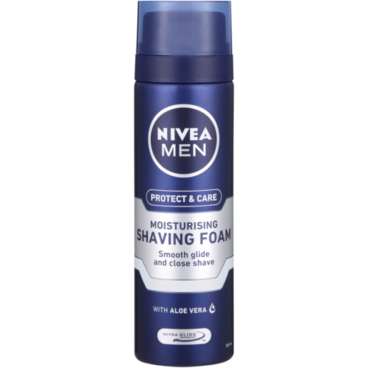 NIVEA MEN Protect & Care Moisturising Shaving Foam 200ml