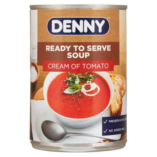 DENNY Ready To Serve Cream Of Tomato Soup Can 400g