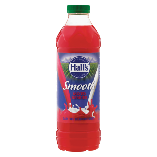 Hall's Smooth Mixed Berries Flavoured Fruit Drink Concentrate 1L