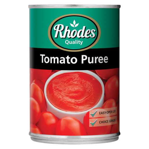 Rhodes Tomato Puree Can 410g