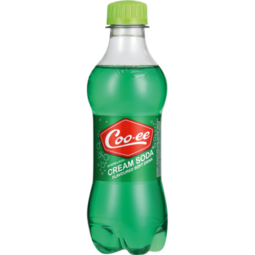 Coo-ee Cream Soda Flavoured Soft Drink Bottle 300ml