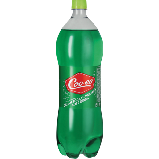 Coo-ee Cream Soda Flavoured Soft Drink Bottle 1.5L