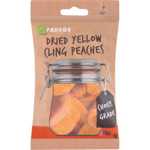 Padkos Dried Yellow Cling Peaches 100g