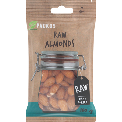 Padkos Raw Almond Nuts 100g