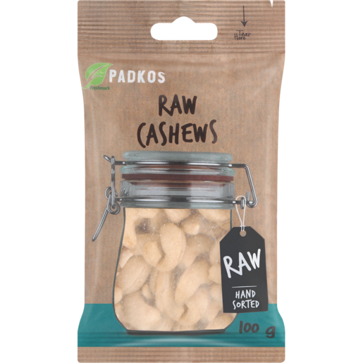 Padkos Raw Cashew Nuts 100g