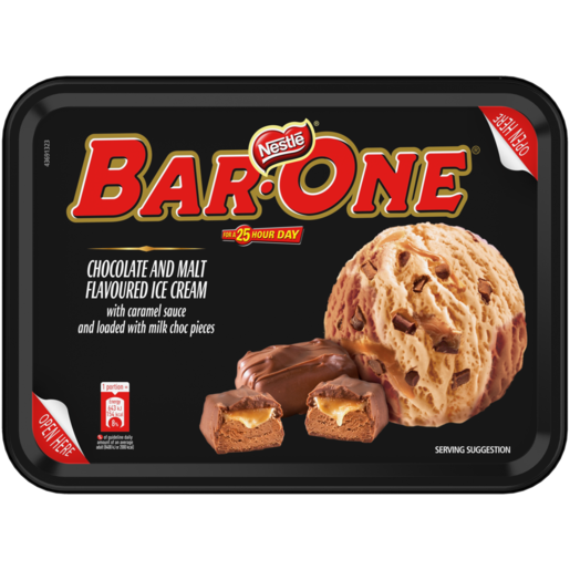 Bar-One Chocolate & Malt Flavoured Ice Cream 1.5L