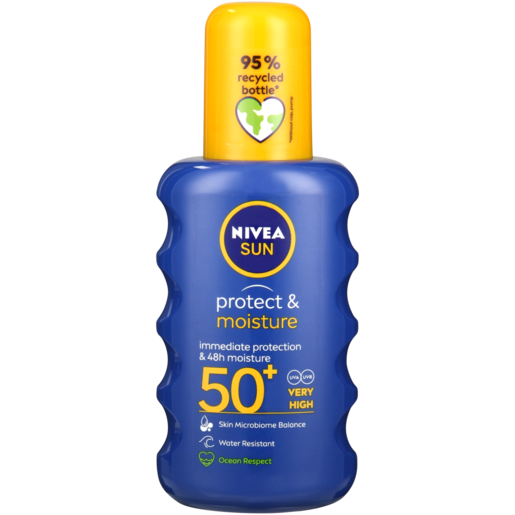 NIVEA SUN Protect & Moisture SPF50+ Sun Spray 200ml