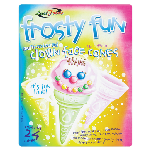 Frosty Fun Assorted Cones 24 Pack