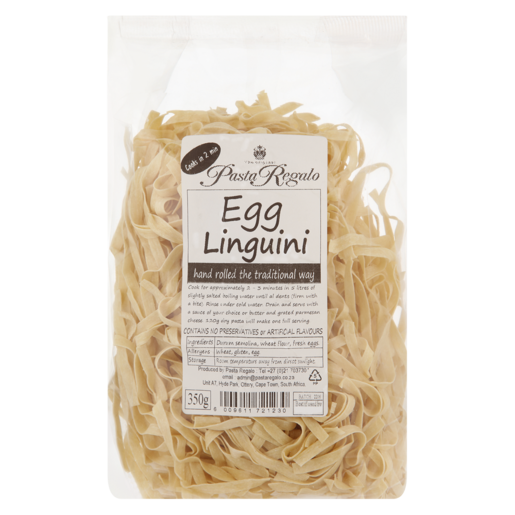 Pasta Regalo Hand Rolled Egg Linguini 350g Bag