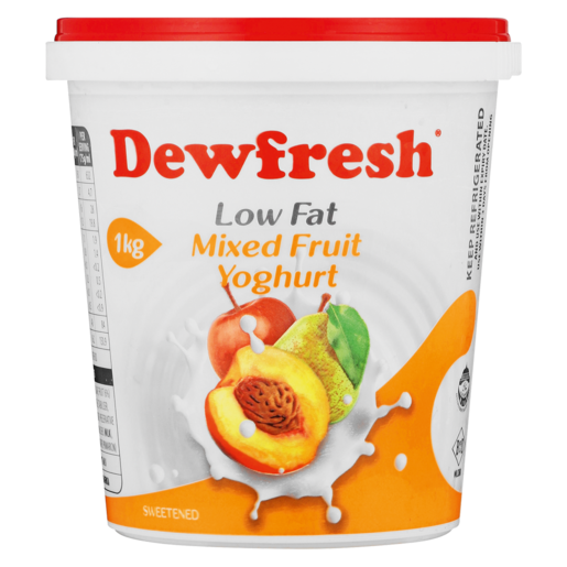 Dewfresh Fruit Medley Flavoured Yoghurt 1kg