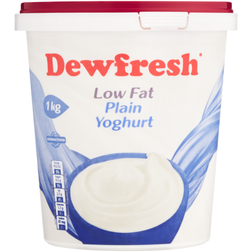 Dewfresh Low Fat Plain Yoghurt 1kg