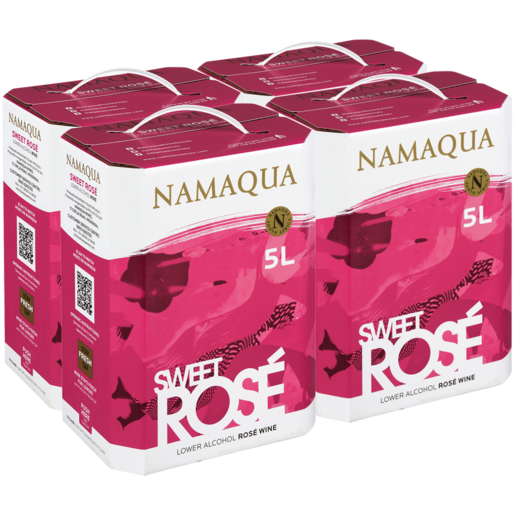 Namaqua Sweet Rosé Wine Box 4 x 5L