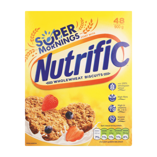 Nutrific Wholewheat Biscuits 48 Pack