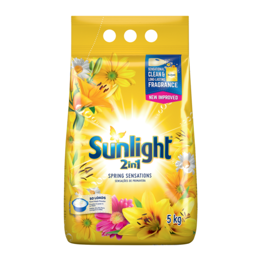 Sunlight 2 in 1 Spring Sensation Hand Washing Powder 5kg